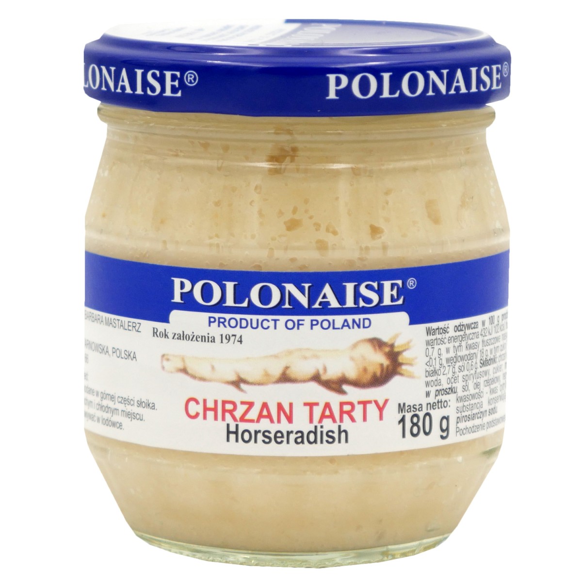 Chrzan tarty Polonaise 180g